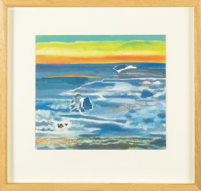 Lot 437 - Derek Hyatt (1931-2015) Sunrise Shadows oil on...
