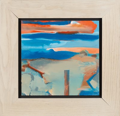 Lot 438 - Derek Hyatt (1931-2015) Sunset Light oil on...