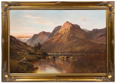 Lot 331 - Alfred de Breanski (1852-1928) 'The Head of...