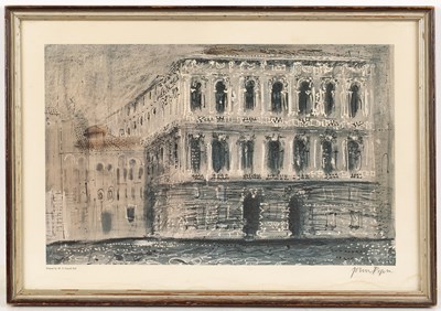 Lot 93 - John Piper (1903-1992) Palazzo Pesaro signed...