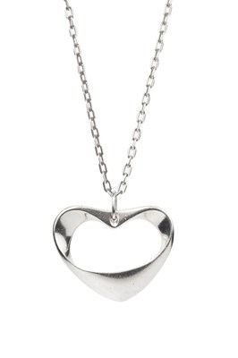 Lot 655 - Henning Koppel for Georg Jensen Silver heart...