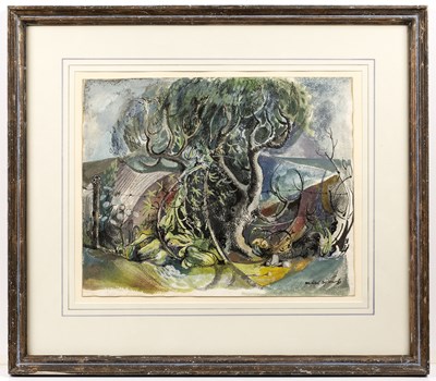 Lot 166 - Michael Ayrton (1921-1975) Landscape with Tree...