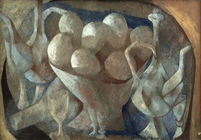 Lot 168 - Carlyle Brown (1919-1964) Still Life - Eggs in...