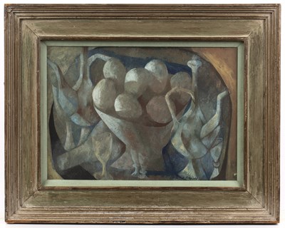 Lot 168 - Carlyle Brown (1919-1964) Still Life - Eggs in...