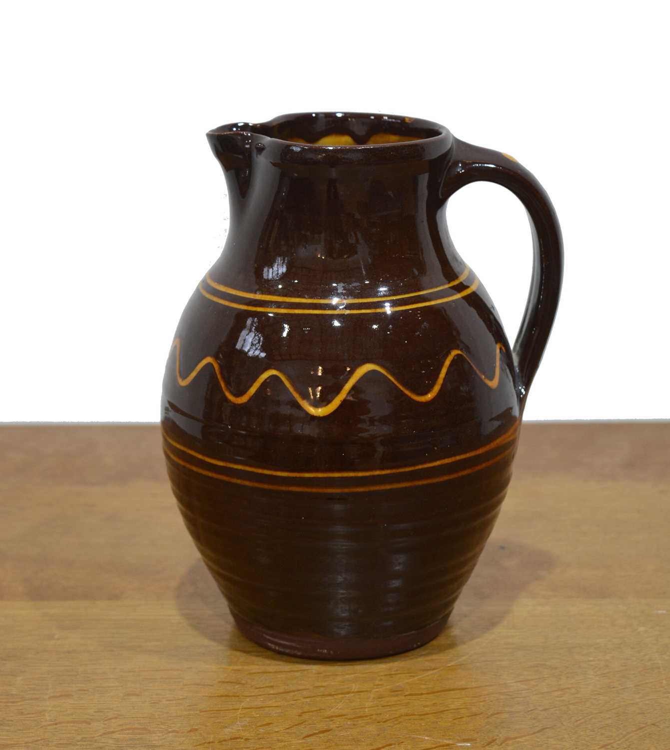 Lot 329 - Winchcombe Pottery early studio pottery jug,...