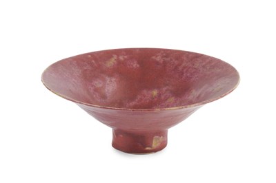 Lot 621 - Emmanuel Cooper (1938-2012) Footed bowl purple...