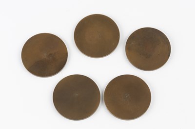 Lot 669 - Jean Vernon (1897-1975) Six Medallions bronze,...