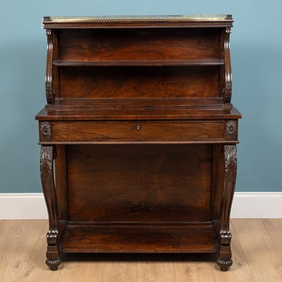 Lot 521 - A George IV rosewood chiffonier