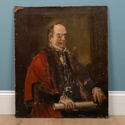 Lot 233 - A 19th century English school portrait