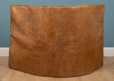 Lot 577 - An antique leather gym mat