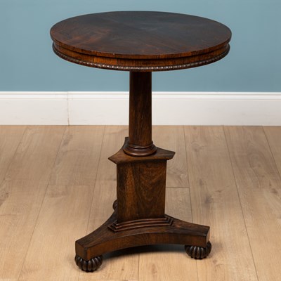 Lot 362 - A 19th century walnut occasional table