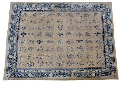 Lot 1068 - An early 20th century Chinese carpet