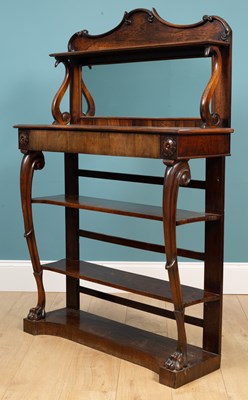 Lot 376 - A Regency rosewood chiffonier