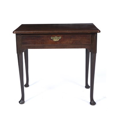 Lot 141 - A George III mahogany side table with a single...