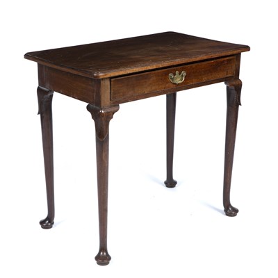 Lot 98 - A Georgian mahogany side table with a single...