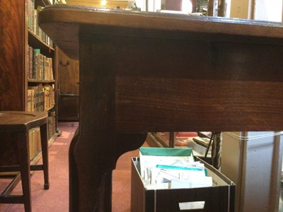 Lot 98 - A Georgian mahogany side table with a single...