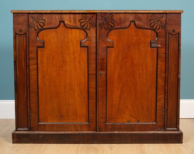 Lot 461 - A Regency mahogany bookcase