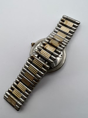 Lot 197 - A stainless steel Must de Cartier 21 bracelet...
