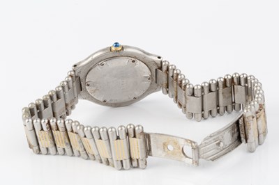 Lot 197 - A stainless steel Must de Cartier 21 bracelet...