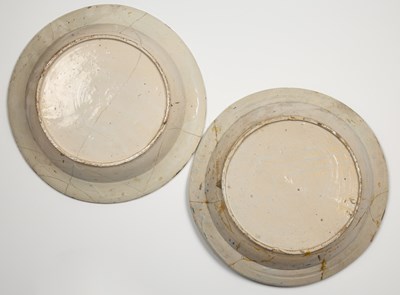 Lot 223 - Two 19th century Spanish tin glazed pottery...