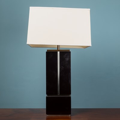 Lot 374 - A large Willy Rizzo table lamp