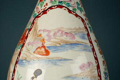 Lot 195 - A large 19th century Japanese floor vase