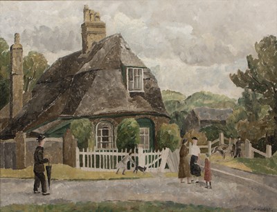 Lot 154 - Katherine Hartnell (1886-1970) Cottage with...