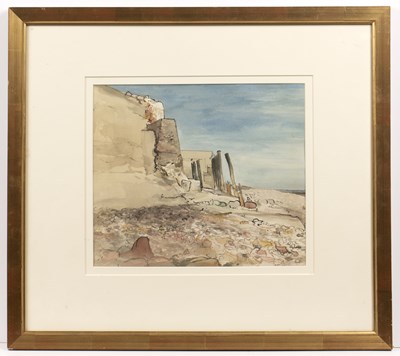 Lot 161 - David Tindle (b.1932) Rocky Coastline, 1957...