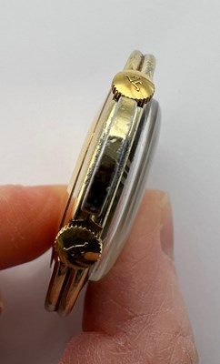 Lot 186 - A travel alarm clock by Jaeger-LeCoultre, the...