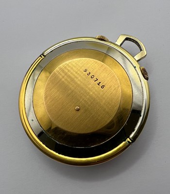 Lot 186 - A travel alarm clock by Jaeger-LeCoultre, the...