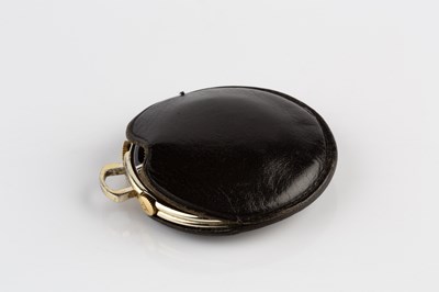 Lot 186 - A travel alarm clock by Jaeger-LeCoultre, the...