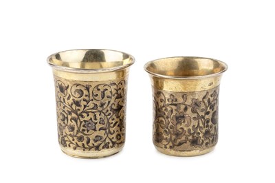 Lot 777 - A mid 19th century Russian silver-gilt and...