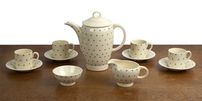 Lot 284 - Susie Cooper (1902-1995) coffee set, decorated...