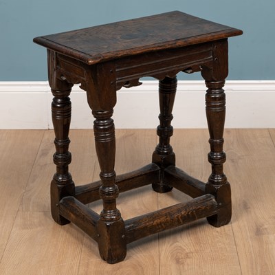 Lot 286 - An antique joint stool