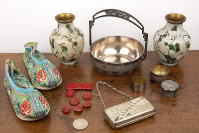 Lot 424 - Group of pieces Chinese and Russian including...