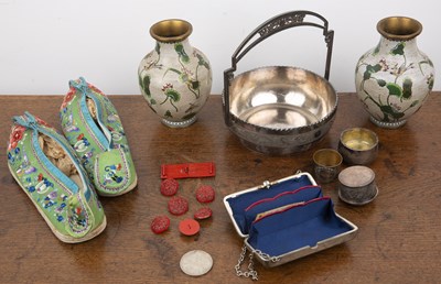 Lot 424 - Group of pieces Chinese and Russian including...