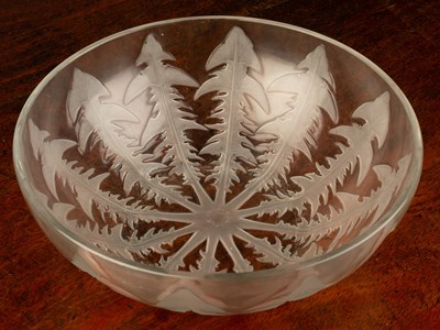 Lot 417 - A Lalique Dandelion bowl