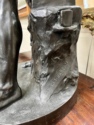 Lot 379 - Georges Marie Valentin Bareau (b.1866-d.1931), 'Le Forgeron'