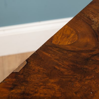 Lot 449 - A Victorian walnut 'D' shaped card table