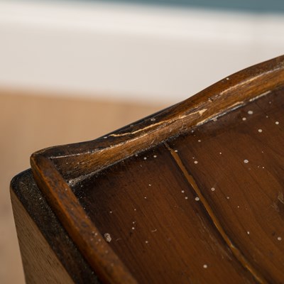 Lot 352 - A yew wood ladies writing desk