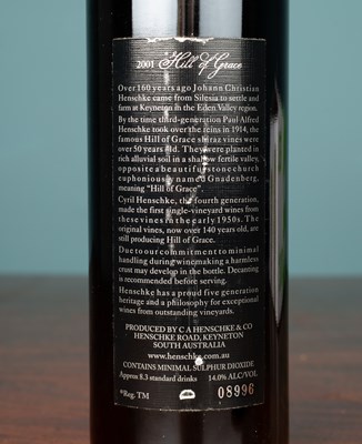 Lot 1027 - A single bottle of Henschke Hill of Grace Vineyard 2001