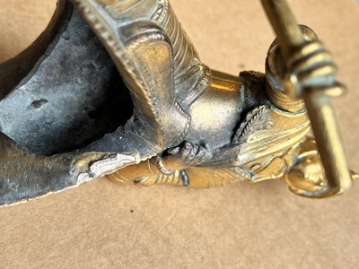 Lot 341 - An Austrian or German gilt bronze sculpture