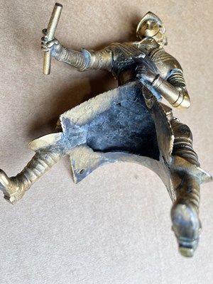 Lot 341 - An Austrian or German gilt bronze sculpture