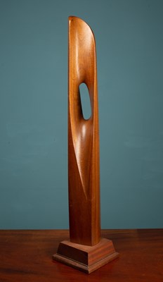 Lot 551 - A modernist abstract sculpture in hardwood