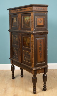 Lot 282 - An 18th century style Dutch cabinet