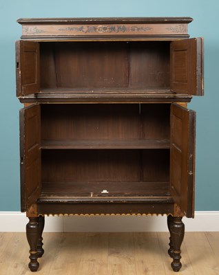 Lot 282 - An 18th century style Dutch cabinet