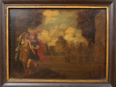 Lot 282 - An 18th century style Dutch cabinet