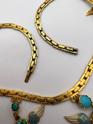 Lot 61 - A late 19th/early 20th century enamel and vari...