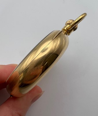 Lot 240 - An 18ct gold open face pocket watch by Charles...