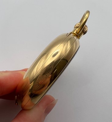Lot 240 - An 18ct gold open face pocket watch by Charles...